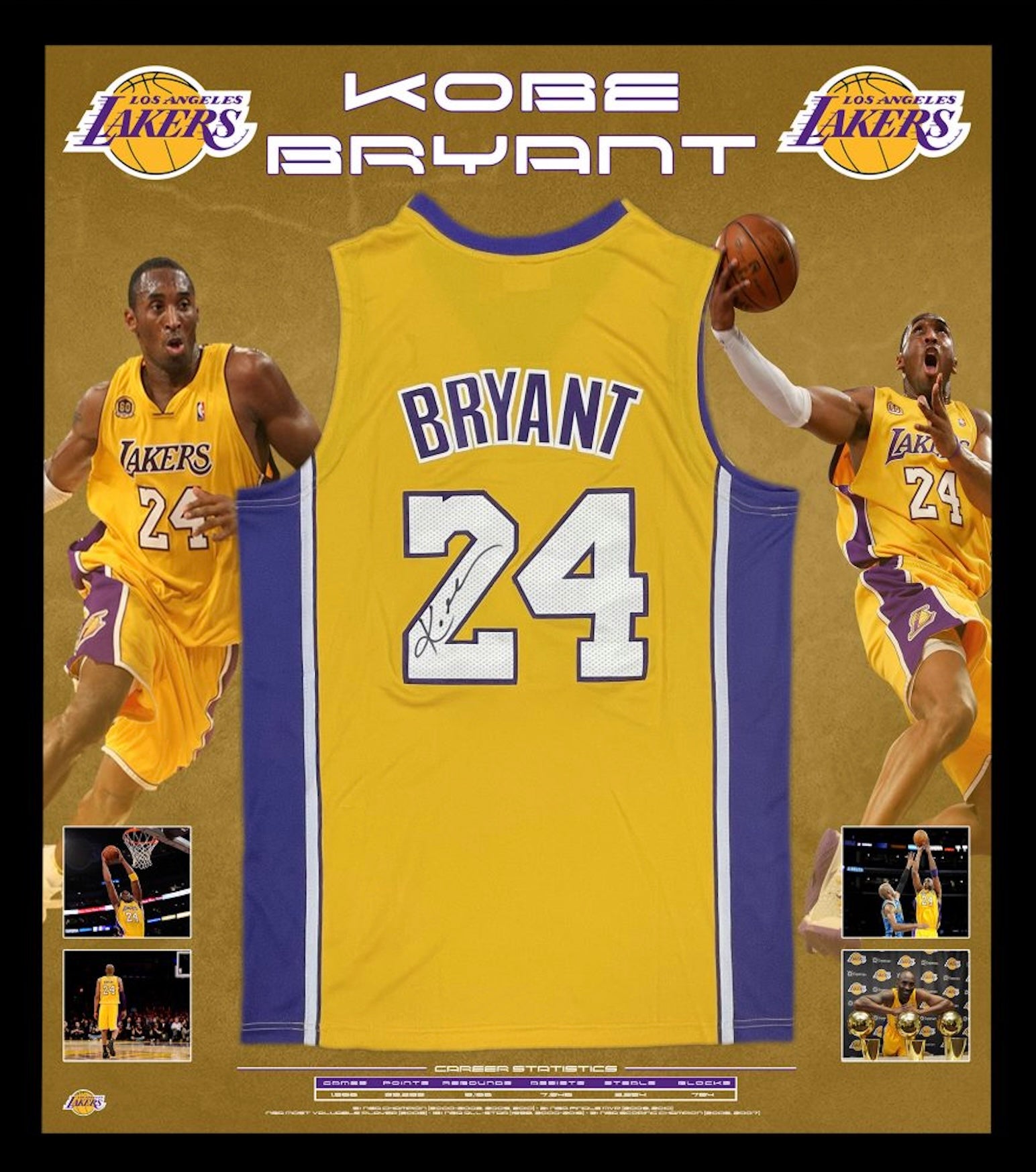 Kobe Bryant サインミニバスケットボール　　　コービー　ブライアント