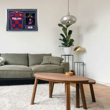 画像をギャラリービューアに読み込む, リオネル・メッシ【直筆サイン入り】FCバルセロナ2019-2020オーセンティックホームユニホーム(フレーム入り)