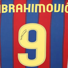 画像をギャラリービューアに読み込む, ズラタン・イブラヒモビッチ 【直筆サイン入り】 FCバルセロナ 2009-10 ホームユニフォーム