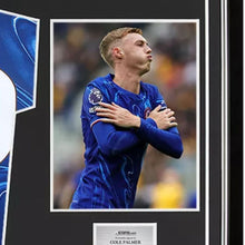 画像をギャラリービューアに読み込む, コール・パーマー【直筆サイン入り】チェルシー 2024-25 ホームユニホーム(フレーム入り)