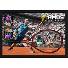 画像をギャラリービューアに読み込む, 【直筆サイン入り】ラファエル・ナダル テニスラケット(フレーム入り)