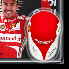 画像をギャラリービューアに読み込む, フェルナンド・アロンソ 【直筆サイン入り】 フェラーリキャップ・ドーム型フレーム
