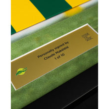 画像をギャラリービューアに読み込む, クロード・マケレレ【直筆サイン入り】FCナントホームユニホーム1994/95(フレーム入り)