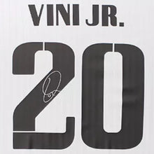 画像をギャラリービューアに読み込む, ヴィニシウスJr【直筆サイン入り】レアルマドリード ホームユニホーム(フレーム入り)
