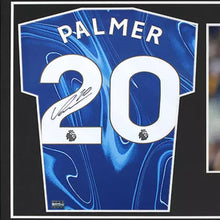 画像をギャラリービューアに読み込む, コール・パーマー【直筆サイン入り】チェルシー 2024-25 ホームユニホーム(フレーム入り)