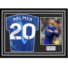画像をギャラリービューアに読み込む, コール・パーマー【直筆サイン入り】チェルシー 2024-25 ホームユニホーム(フレーム入り)