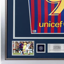 画像をギャラリービューアに読み込む, ルイス・スアレス【直筆サイン入り】2018-2019FCバルセロナホームユニホーム(フレーム入り)