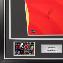 画像をギャラリービューアに読み込む, ラミン・ヤマル 【直筆サイン入り 】スペイン代表 2024-25 ホームユニホーム(フレーム入り)