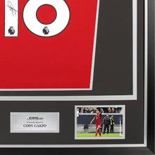 画像をギャラリービューアに読み込む, コーディ・ガクポ【直筆サイン入り】リバプール 2025-26 ホームユニフォーム (フレーム入り)