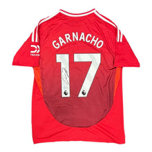 画像をギャラリービューアに読み込む, アレハンドロ・ガルナチョ【直筆サイン入り】 マンチェスター・ユナイテッドホームユニホーム(フレーム入り)