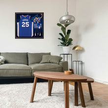 画像をギャラリービューアに読み込む, =残り1点= ベン・シモンズ【直筆サイン入り】76ersユニホーム(フレーム入り)