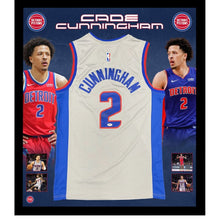 画像をギャラリービューアに読み込む, =残り1点= ケイド・カニングハム【直筆サイン入り】デトロイト・ピストンズユニホーム(フレーム入り)