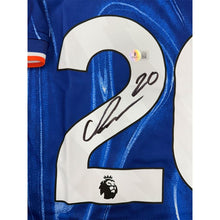 画像をギャラリービューアに読み込む, =残り1点= コール・パーマー【直筆サイン入り】チェルシーホームユニホーム(フレーム入り)