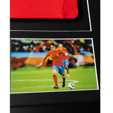 画像をギャラリービューアに読み込む, ダビド・シルバ【直筆サイン入り】スペイン代表ホームユニホーム2010(フレーム入り)