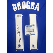 画像をギャラリービューアに読み込む, ディディエ・ドログバ【直筆サイン入り】チェルシーホームユニホーム(フレーム入り)