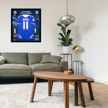 画像をギャラリービューアに読み込む, ディディエ・ドログバ【直筆サイン入り】チェルシーホームユニホーム(フレーム入り)