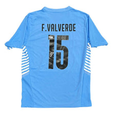 画像をギャラリービューアに読み込む, =残り1点= フェデリコ・バルベルデ【直筆サイン入り】ウルグアイ代表ホームユニホーム(フレーム入り)