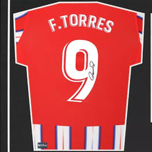 画像をギャラリービューアに読み込む, フェルナンド・トーレス【直筆サイン入り】アトレティコ・マドリード 2024-25 ホームユニホーム(フレーム入り)