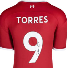 画像をギャラリービューアに読み込む, フェルナンド・トーレス【直筆サイン入り】2023-24リバプールホームユニホーム(フレームなし)