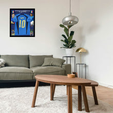 画像をギャラリービューアに読み込む, フランチェスコ・トッティ【直筆サイン入り】2006イタリア代表 ホームユニホーム(フレーム入り)