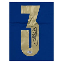 画像をギャラリービューアに読み込む, =残り1点=ジョルジョ・キエッリーニ【直筆サイン入り】PSAホログラム付きイタリア代表ホームユニホーム(フレーム入り)
