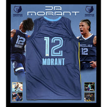 画像をギャラリービューアに読み込む, =残り1点= ジャ・モラント【直筆サイン入り】メンフィス・グリズリーズユニホーム(フレーム入り)