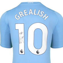 画像をギャラリービューアに読み込む, ジャック・グリーリッシュ【直筆サイン入り】2023-24年マンチェスター・シティホームユニフォーム(フレームなし)