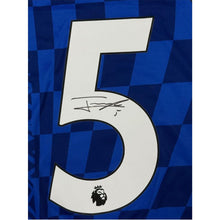 画像をギャラリービューアに読み込む, =残り1点= ジョルジーニョ 【直筆サイン入り 】チェルシーホームユニホーム(フレーム入り)