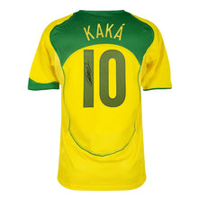 画像をギャラリービューアに読み込む, カカ【直筆サイン入り】ブラジル代表 2004ホームユニホーム(フレームなし)※額装オプション有り