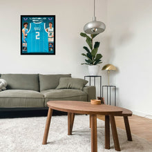 画像をギャラリービューアに読み込む, =残り1点= ラメロ・ボール【直筆サイン入り】シャーロット・ホーネッツユニホーム(フレーム入り)