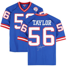 画像をギャラリービューアに読み込む, ローレンス・テイラー 【直筆サイン入り】ニューヨーク・ジャイアンツ 1986 オーセンティックユニホーム(フレームなし)