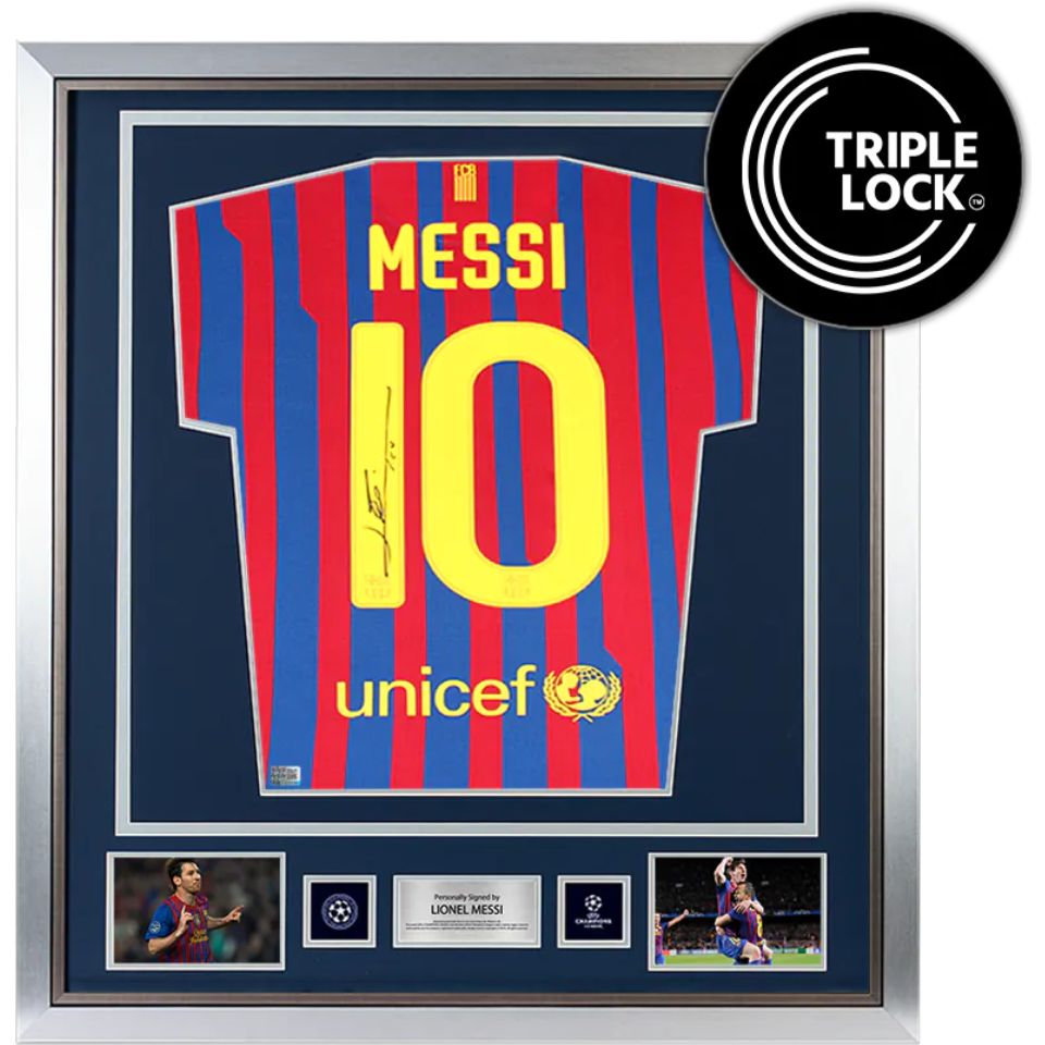 リオネル・メッシ 【直筆サイン入り】 FCバルセロナ 2011-12 ホーム