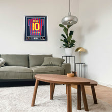 画像をギャラリービューアに読み込む, リオネル・メッシ 【直筆サイン入り】 FCバルセロナ 2011-12 ホームユニホーム(フレーム入り)