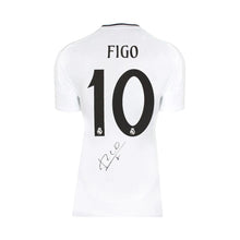 画像をギャラリービューアに読み込む, ルイス・フィーゴ【直筆サイン入り】2024-25レアル・マドリードホームユニホーム(フレームなし)