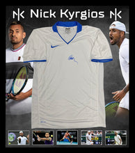 画像をギャラリービューアに読み込む, 【額入り】ニック・キリオス 実使用 直筆サイン入りシャツ