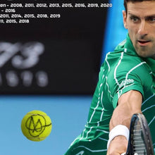 画像をギャラリービューアに読み込む, 【直筆サイン入り】ノバク・ジョコビッチ 直筆サイン入りテニスボール(フレーム入り)