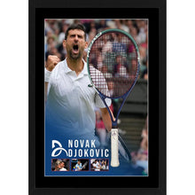 画像をギャラリービューアに読み込む, ノバク・ジョコビッチ【直筆サイン入り】 HEAD テニスラケット(フレーム入り)
