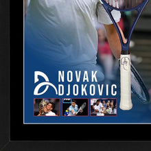 画像をギャラリービューアに読み込む, ノバク・ジョコビッチ【直筆サイン入り】 HEAD テニスラケット(フレーム入り)