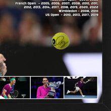 画像をギャラリービューアに読み込む, ラファエル・ナダル【直筆サイン入り】テニスボール(フレーム入り)