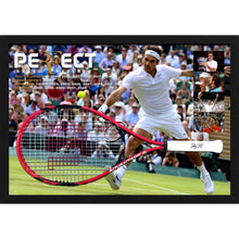 画像をギャラリービューアに読み込む, ロジャー・フェデラー【直筆サイン入り】テニスラケット(フレーム入り)