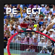 画像をギャラリービューアに読み込む, ロジャー・フェデラー【直筆サイン入り】テニスラケット(フレーム入り)