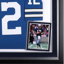 画像をギャラリービューアに読み込む, ロジャー・ストーバック【直筆サイン入り 】 ダラス・カウボーイズ オーセンティックユニフォーム HOF 85 (フレーム入り)