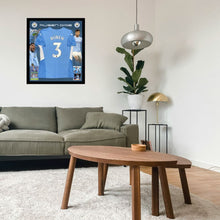 画像をギャラリービューアに読み込む, =残り1点= ルーベン・ディアス【直筆サイン入り】マンチェスター・シティホームユニホーム(フレーム入り)