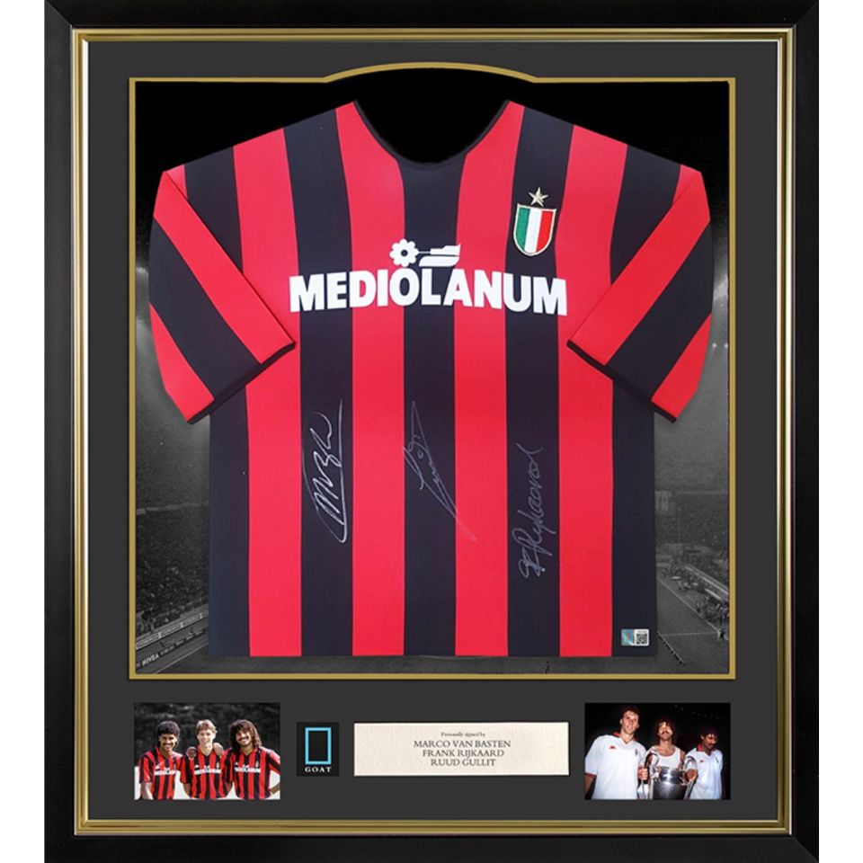 ※値下不可　マルコ・ファン・バステン ACミラン　サイン入りユニ　激レア 値下不可 マルコ・ファン・バステン ACミラン サイン入りユニ 激レア