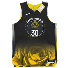 画像をギャラリービューアに読み込む, 【直筆サイン入り】ステファン・カリー ゴールデンステイト・ウォリアーズ   ナイキシティエディション オーセンティックユニフォーム(無料フレーム付き)