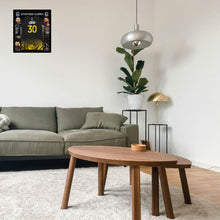 画像をギャラリービューアに読み込む, 【直筆サイン入り】ステファン・カリー ゴールデンステイト・ウォリアーズ   ナイキシティエディション オーセンティックユニフォーム(無料フレーム付き)