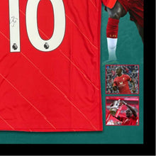 画像をギャラリービューアに読み込む, サディオ・マネ【直筆サイン入り】リバプールホームユニホーム(フレーム入り)