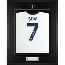 画像をギャラリービューアに読み込む, ソン・フンミン【直筆サイン入り】トッテナムホームユニホーム2024-25 (フレーム入り)