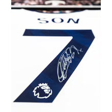 画像をギャラリービューアに読み込む, ソン・フンミン【直筆サイン入り】トッテナムホームユニフォーム 2024/25 (フレーム入り)