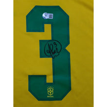画像をギャラリービューアに読み込む, =残り1点=チアゴ・シウバ【直筆サイン入り】ブラジル代表ホームユニホーム(フレーム入り)